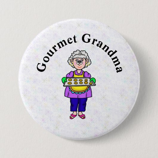 Gourmet Grandma Button (Voorkant)