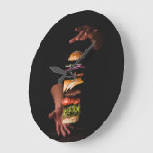 Gourmet Hamburger Acrylic Wall klok (Hoek)