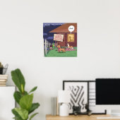 Gourmet Honden Grappige Poster (Thuiskantoor)