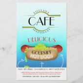 GOURMET HOT DOG FLYER (Voorkant)