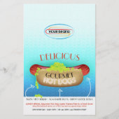 GOURMET HOT DOG FLYER (Voorkant)