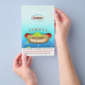 GOURMET HOT DOG FLYER (Hand)