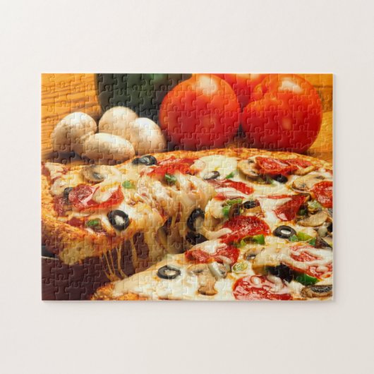 Gourmet Italy Pizza Legpuzzel (Horizontaal)