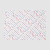 Gourmet Pattern Bon Appetit van  voedsellover Tissuepapier (Voorkant)