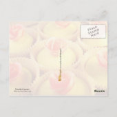 Gourmet Pistachio Cupcakes met Roos Briefkaart (Achterkant)