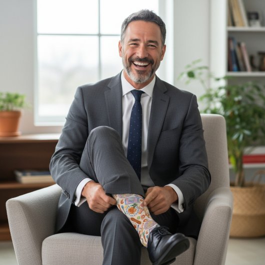 Gourmet Seafood Feast Crew Socks Sokken