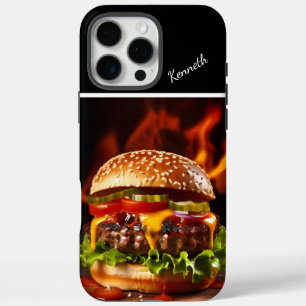 Gourmet Steaming Cheeseburger iPhone 16 Pro Max Hoesje