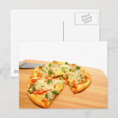 Gourmet Veggie Pizza Briefkaart (Voorkant / Achterkant)