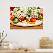 Gourmet Veggie Pizza Poster (Keuken)