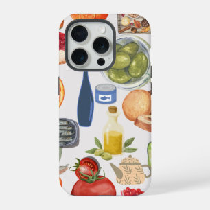 Gourmet Voedsel Collage Hoesje iPhone 15 Pro Case