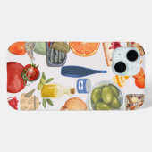 Gourmet Voedsel Collage Phonehoesje Case-Mate iPhone Case (Achterkant (horizontaal))