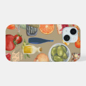 Gourmet Voedselcollage Hoesje iPhone 15 Case (Achterkant horizontaal)