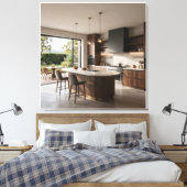 Gourmet zomerkukenretraite canvas afdruk (Insitu (Slaapkamer))