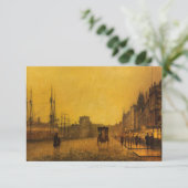 Gourock Dock, Glasgow beroemd gemaakt door John At Bedankkaart (Staand voorkant)