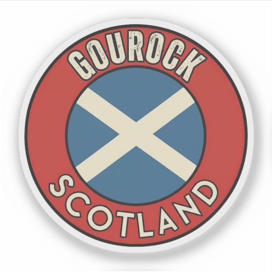 Gourock, Schotland Sticker (Voorkant)