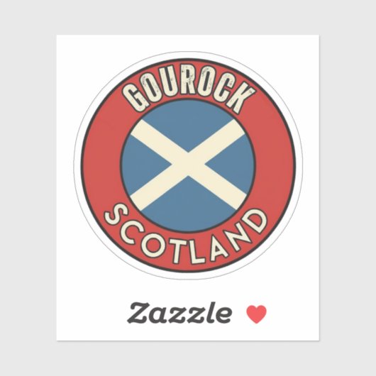 Gourock, Scotland Sticker (Vel)