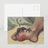 Gout Monster Briefkaart (Voorkant / Achterkant)