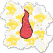 Goutte de Sang Sticker (Voorkant)