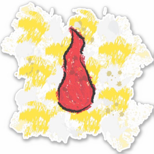 Goutte de Sang Sticker (Voorkant)