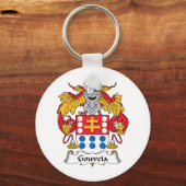 Gouveia Family Crest Sleutelhanger (Voorkant)