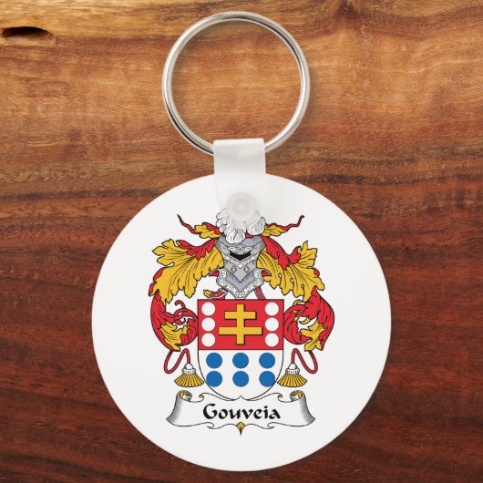 Gouveia Family Crest Sleutelhanger (Voorkant)