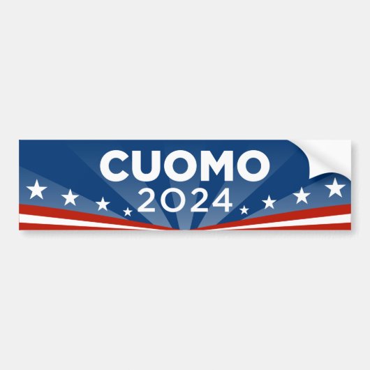 Gouverneur Andrew Cuomo 2024 Bumpersticker (Voorkant)