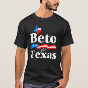 Gouverneur Beto voor Texas Map T-shirt
