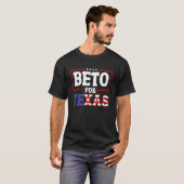 Gouverneur Beto voor Texas T-shirt (Voorkant volledig)