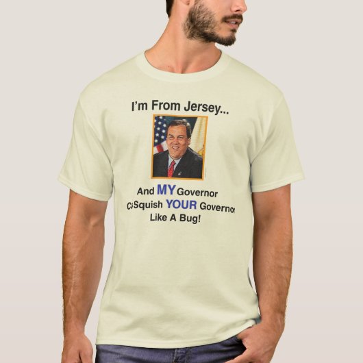 Gouverneur Chris Christie T-Shirt (Voorkant)