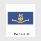 Gouverneur-generaal van Antigua en de vlag van Bar Sticker (Vel)