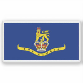 Gouverneur-generaal van de Gambiaanse vlag (1965-1 Sticker