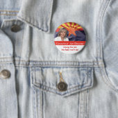 Gouverneur Jan Brewer van Arizona Ronde Button 5,7 Cm (In situ)