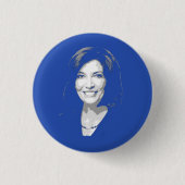 Gouverneur Kathy Hochul Ronde Button 3,2 Cm (Voorkant)