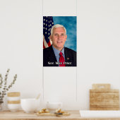 Gouverneur Mike Pence Poster (Keuken)