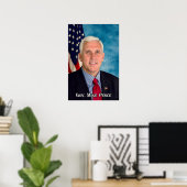 Gouverneur Mike Pence Poster (Thuiskantoor)