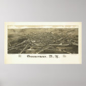 Gouverneur NY 1885 Poster (Voorkant)