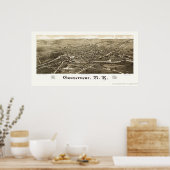 Gouverneur, NY Panoramic Map - 1885 Poster (Keuken)