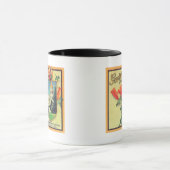 Gouverneur Sinaasappel LabelLindsay, CA Mok (Midden)