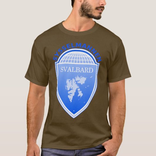 Gouverneur Svalbard, Noorwegen T-shirt (Voorkant)