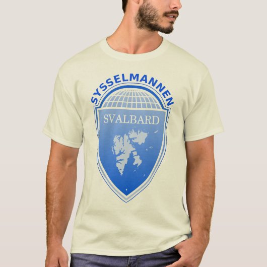 Gouverneur Svalbard, Noorwegen T-shirt (Voorkant)