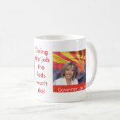 Gouverneur van Arizona Jan Brewer Koffiemok (Voorkant rechts)