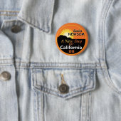 Gouverneur van Gavin NEWSOM 2018 Ronde Button 5,7 Cm (In situ)