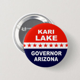 Gouverneur van het Kari Lake Arizona Ronde Button 5,7 Cm