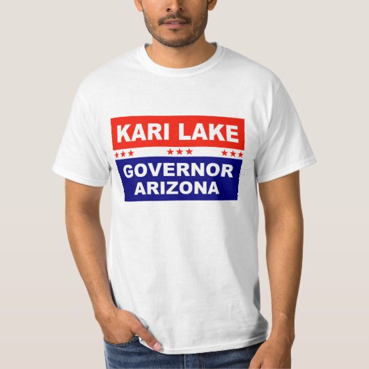 Gouverneur van het Kari Lake Arizona T-shirt (Voorkant)
