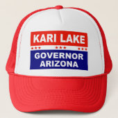 Gouverneur van het Kari Lake Arizona Trucker Pet (Voorkant)
