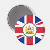 Gouverneur van Hongkong, Chinese vlag Magneet (Voorkant / Achterkant)