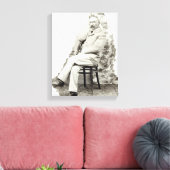 Gouverneur van Trinidad, c.1891 Canvas Afdruk (Insitu (Woonkamer))