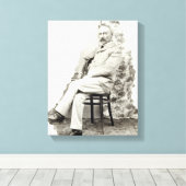 Gouverneur van Trinidad, c.1891 Canvas Afdruk (Insitu (Houten vloer))