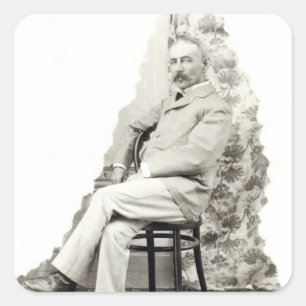 Gouverneur van Trinidad, c.1891 Vierkante Sticker