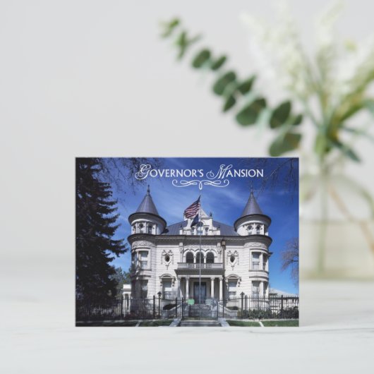Gouverneur's Mansion, Salt Lake City, Utah Briefkaart (Staand voorkant)